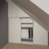 Einbauschrank in Dachschräge